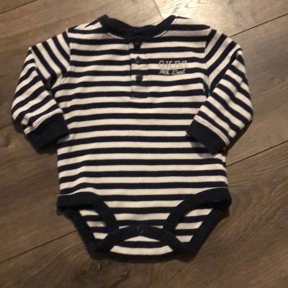 OshKosh Striped Thermal Onesie